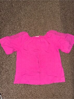 TERZO MILLENNIO Crochet Trim Top